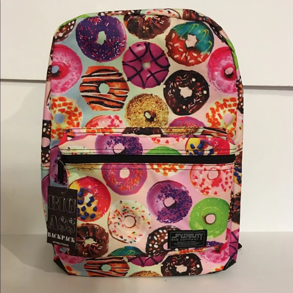 Fydelity Backpack Scratch Track Donuts NWT